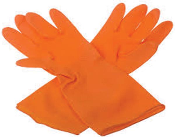 056_Hand Gloves Orange colour
